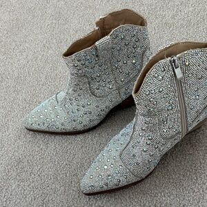 Rhinestone boots